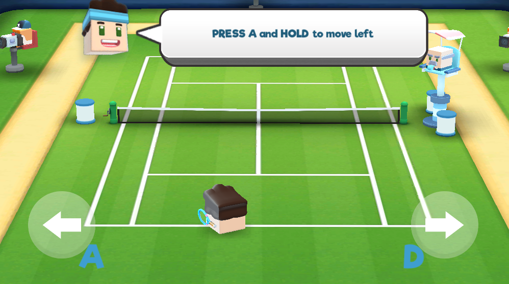 Arcade Tennis Screenshot
