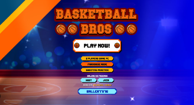 Basketball Bros Unblocked Screenshot